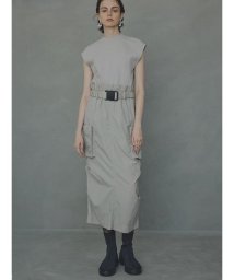 emmi atelier/カットコンビ撥水ナイロンワンピース/506034060