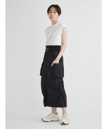 emmi atelier(emmi　atelier)/カットコンビ撥水ナイロンワンピース/OWHT