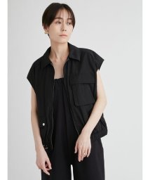 emmi atelier(emmi　atelier)/eco ewcノースリーブワークブルゾン/BLK