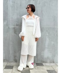 emmi atelier(emmi　atelier)/コイルヤーンホルターネックニットワンピース/WHT