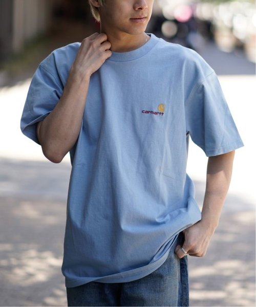 JOINT WORKS(ジョイントワークス)/【Carhartt/カーハート】 S/S AMERICAN SCRIPT T－SHIRT/サックスブルー