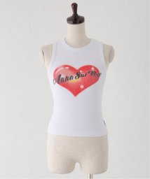 JOINT WORKS(ジョイントワークス)/【ANNA SUI NYC / アナスイエヌワイシー】Heart Logo tank top/ホワイト