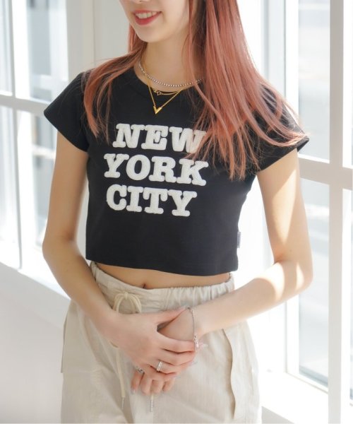 JOINT WORKS(ジョイントワークス)/【ANNA SUI NYC / アナスイエヌワイシー】 chenille T－shirts/ブラック