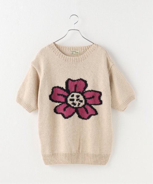 JOINT WORKS(ジョイントワークス)/【MacMahonKnittingMills/マクマホンニッティングミルズ】Pop Flower/ピンク