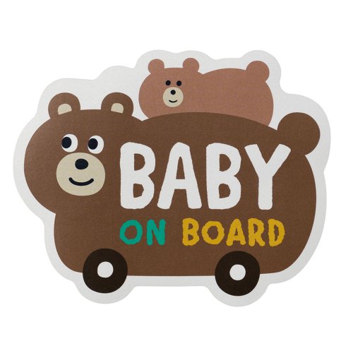 BACKYARD FAMILY(バックヤードファミリー)/リフレクター CARマグネット BABY ON BOARD/その他系4