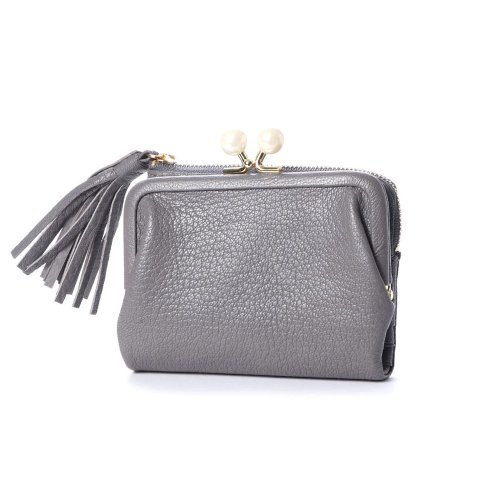 perche ペルケ アクリル玉2つ折りガマ口 perche ペルケ アクリル玉 内側：カードポケット×1 5cm／