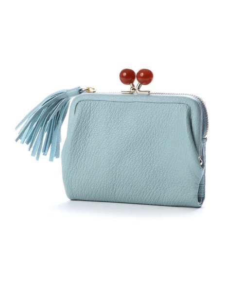 perche ペルケ アクリル玉2つ折りガマ口 perche ペルケ アクリル玉 内側：カードポケット×1 5cm／