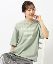 SHOO・LA・RUE/【洗える/プチプラ/綿100％】グラフィック半袖ゆるTシャツ/506003397