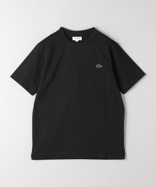 BEAUTY&YOUTH UNITED ARROWS(ビューティーアンドユース　ユナイテッドアローズ)/＜LACOSTE＞ ワンポイント ロゴ Tシャツ/BLACK