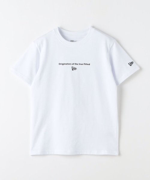 green label relaxing （Kids）(グリーンレーベルリラクシング（キッズ）)/＜NEW ERA＞Youth 半袖 コットン Tシャツ Circle OOTTF Tシャツ 130cm－150cm/WHITE