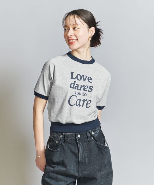 BEAUTY&YOUTH UNITED ARROWS(ビューティーアンドユース　ユナイテッドアローズ)/＜WAVE UNION＞ラグラン Tシャツ/LT.GRAY