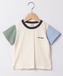 petit main(プティマイン)/【プティプラ】BOYS半袖Tシャツ/生成り