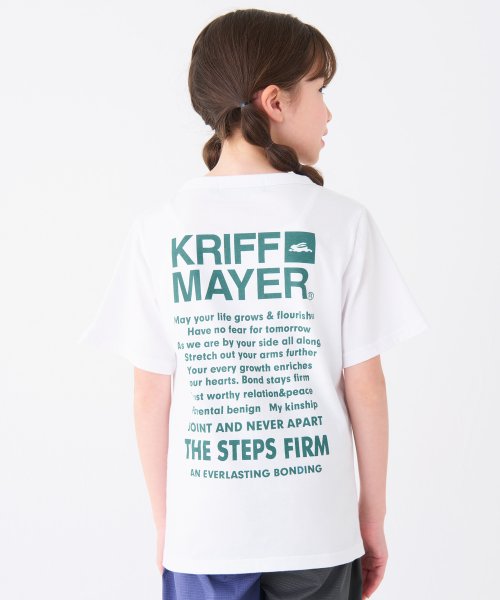 KRIFF MAYER(クリフ メイヤー)/楽LUCK TEE（ロゴ）（130～170cm）/オフホワイト