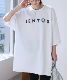 reca(レカ)/オーバーサイズ５分袖ロゴTシャツ(240223)/ホワイト