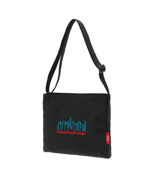 Manhattan Portage(マンハッタンポーテージ)/Botanical Prince Shoulder Bag 3D Embroidery Neon/Black