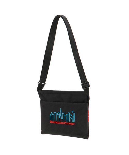 Manhattan Portage(マンハッタンポーテージ)/Ithaca Shoulder Bag 3D Embroidery Neon/Black