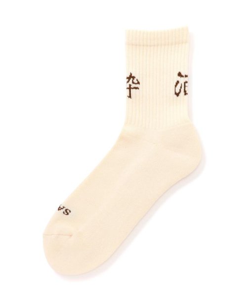 BEAVER(ビーバー)/ROSTER SOX/ロスターソックス SAKE YOI SOCKS メンズ レディース/ホワイト