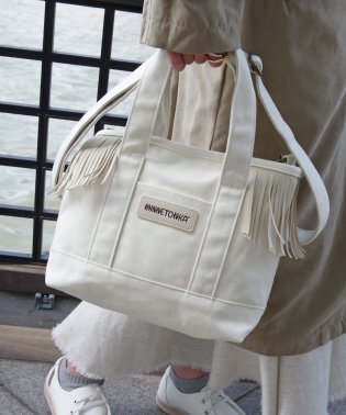 MINNETONKA/サイドフリンジトートバッグ【SIDE FRINGE 2WAY TOTE BAG】/506034470