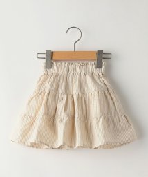 SHIPS KIDS(シップスキッズ)/SHIPS KIDS:80～90cm / ブルマ付き ティアード スカート/ベージュ系