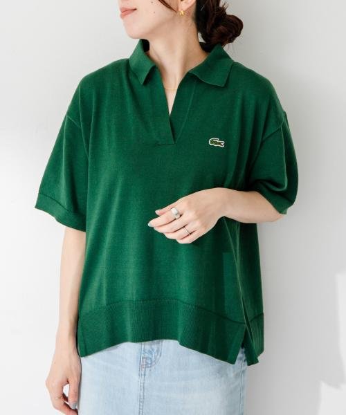 URBAN RESEARCH Sonny Label(アーバンリサーチサニーレーベル)/LACOSTE　スキッパーシャツ/GREEN