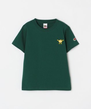 SHIPS any WOMEN/【SHIPS any別注】FRUIT OF THE LOOM: ロゴ 刺繍 クルーネック Tシャツ <KIDS>/506035730