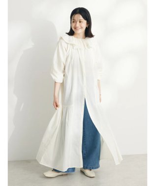 CRAFT STANDARD BOUTIQUE/インド綿フリル衿ワンピース/506035767