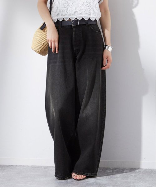 《追加予約2》【HAIKURE/ハイクル】BETHANY MID BLACK asian fit：デニム HAIKURE/ハイクル