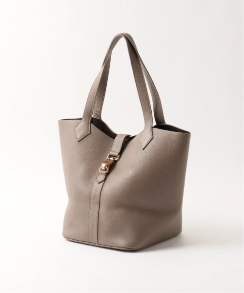 EDIFICE(エディフィス)/【S.MANO / エス マーノ】SQUARE BOTTOM TOTE/グレーA