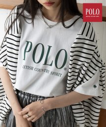 POLO BCS/◎別注コラボアイテム◎【POLO BCS / ポロ・ビーシーエス】USコットン オーバーサイズ POLO ロゴプリントT ユニセックス 半袖 クルーネック/505399989