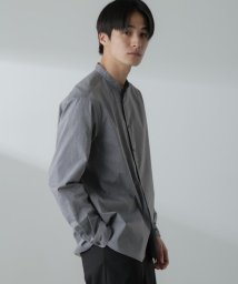 nano・universe/「ICE FLOW LINEN」バンドカラーシャツ 長袖/505899161