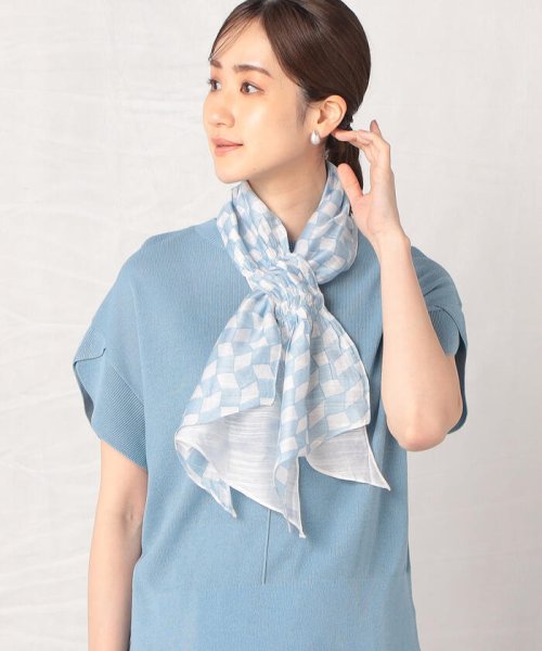 幾何学柄×オンブレー 差しこみ ミニストール 人気・おすすめ｜使いやすい・旅行におすすめ 品質保証 全国発送 日本国内発送・最短翌日お届け