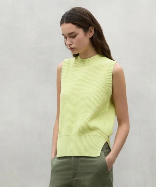 ECOALF WOMEN(ECOALF WOMEN)/HIEDRA ニット ベスト / HIEDRA KNITTED GILET WOMAN/イエロー