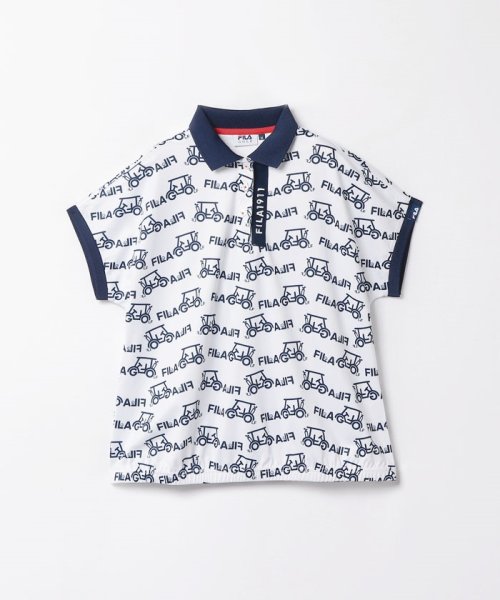 FILA GOLF(フィラゴルフ（レディース）)/FILA GOLF 半袖ポロシャツ/ホワイト