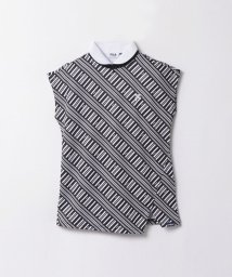 FILA GOLF(フィラゴルフ（レディース）)/FILA GOLF つけ衿付きモックネックシャツ/ブラック