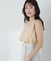 NATURAL BEAUTY BASIC(ナチュラルビューティーベーシック)/オパールフラワーブラウス/ペールアプリコット