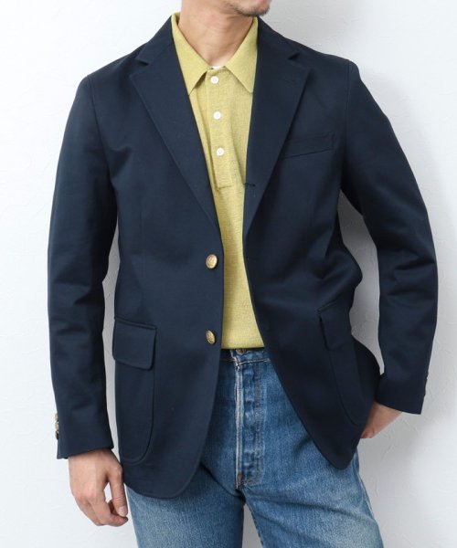 【D.C.WHITE/ディーシーホワイト】《ビジカジ対応》WEST POINT BLAZER ウエストポイントブレザー WHITE/ディーシーホワイト WHITE