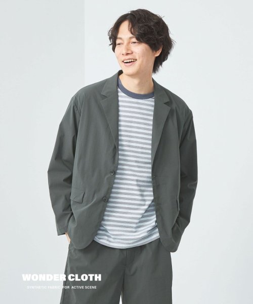 WONDER CLOTH カジュアル ジャケット －ストレッチ・接触冷感－ WONDER CLOTH