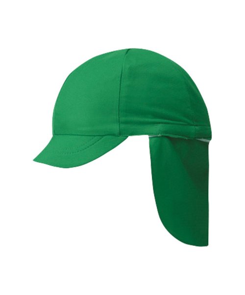 Footmark(フットマーク)/FOOTMARK フットマーク フラップ付き体操帽子 取り外しタイプ ぼうし 紫外線対策 熱中/グリーン