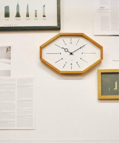 JOURNAL STANDARD FURNITURE(ジャーナルスタンダード　ファニチャー)/★Bellmonte Wall clock　壁掛け 時計/ホワイト