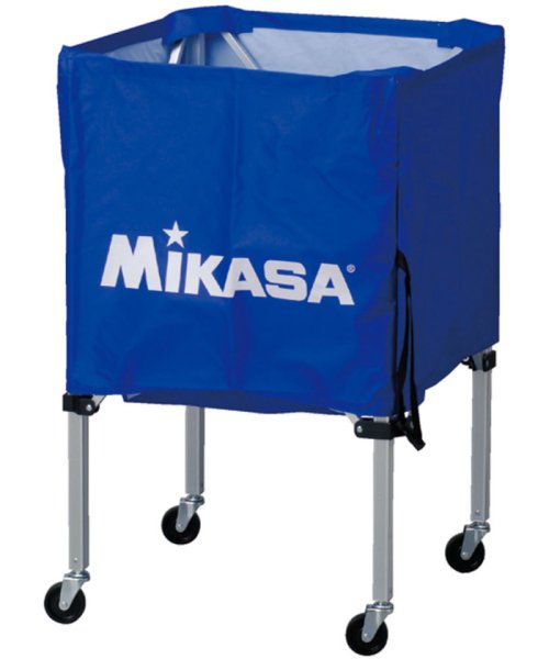 MIKASA(ミカサ)/ミカサ MIKASA ワンタッチ式ボールカゴ3点セット フレーム・幕体・キャリーケース  BC/ブルー