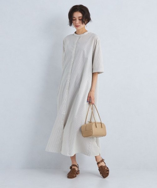 Plage 新品☆ コットン ハンドタックワンピース 手っ取り早い 36サイズ☆ 