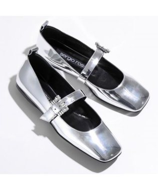 Sergio Rossi/Sergio Rossi シューズ SR TWENTY BUCKLE BALLERINAS /506039426