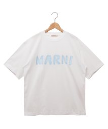 MARNI/マルニ Tシャツ カットソー クルーネック ロゴ ホワイト レディース MARNI THJET49EPH USCS11 L4W01/506039470