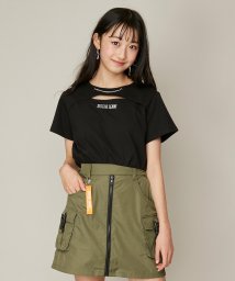 SISTER JENNI(シスタージェニィ)/チェーン付きスラッシュTシャツ/ブラック
