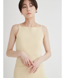 emmi atelier(emmi　atelier)/eco バックシャンニットキャミトップス/YEL