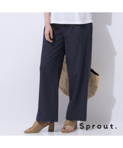 【Sprout.】ウエストタック　デニムパンツ