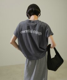 サロン　アダム　エ　ロペ/【Americana for SALON】別注essentialロゴTシャツ【WEB限定カラー】/506039909