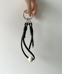 marjour(マージュール)/WOOD BALL HAND STRAP/ブラック