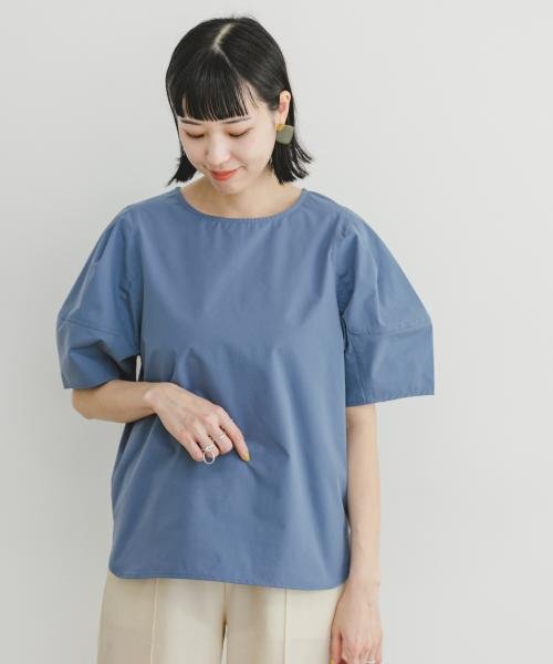 ITEMS URBANRESEARCH(アイテムズ アーバンリサーチ（レディース）)/『セットアップ対応』タックスリーブプルオーバー/BLU