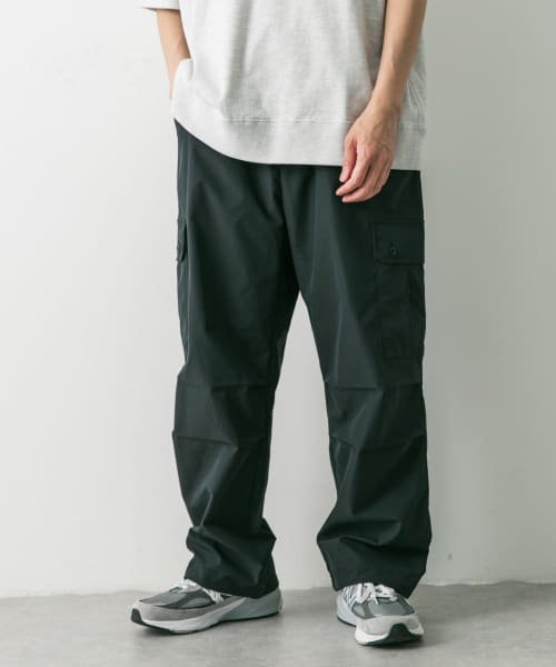 URBAN RESEARCH DOORS(アーバンリサーチドアーズ)/リップストップカーゴパンツ/CHARCOAL